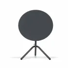 Okrągły zewnętrzny stół z blachy i blachy wyprodukowany we Włoszech - Alberic Viadurini