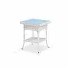 Coffee Garden 56x56 cm ręcznie tkany polietylen Czad Viadurini