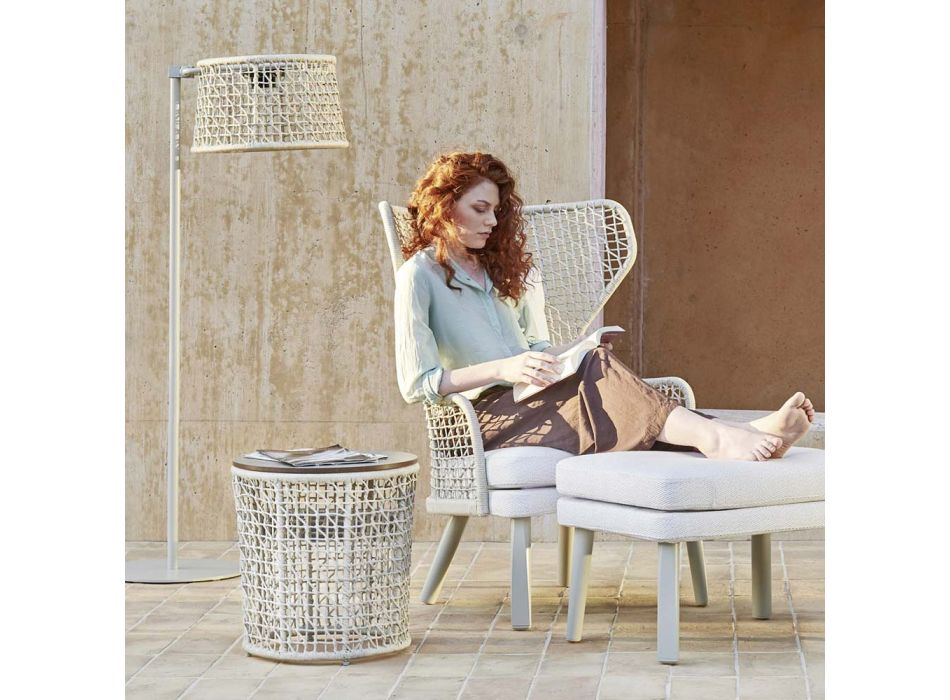 Podstawa ogrodowego stolika kawowego z aluminium Made in Italy - Emma by Varaschin Viadurini