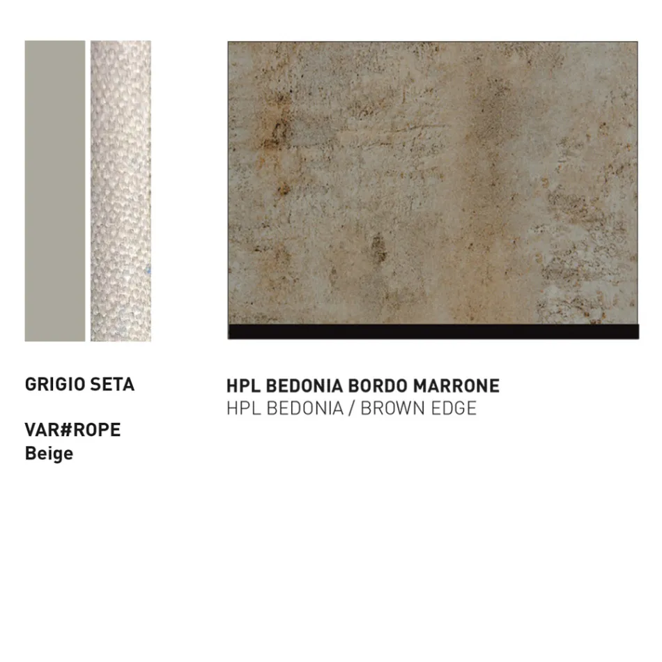 Podstawa ogrodowego stolika kawowego z aluminium Made in Italy - Emma by Varaschin Viadurini