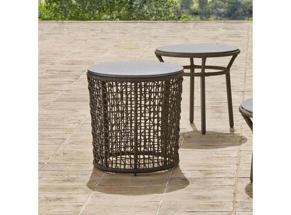 Podstawa ogrodowego stolika kawowego z aluminium Made in Italy - Emma by Varaschin Viadurini