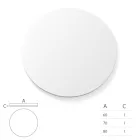 Podstawa stolika ogrodowego z polietylenu i HPL Made in Italy - Lucy Viadurini