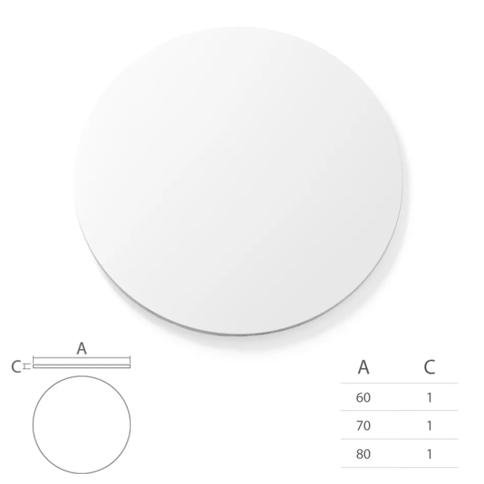 Podstawa stolika ogrodowego z polietylenu i HPL Made in Italy - Lucy Viadurini