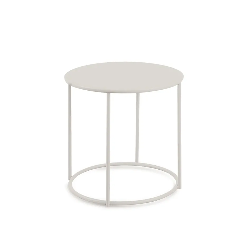 Stolik ogrodowy ze stali ocynkowanej o różnych rozmiarach Made in Italy - Brienne Viadurini