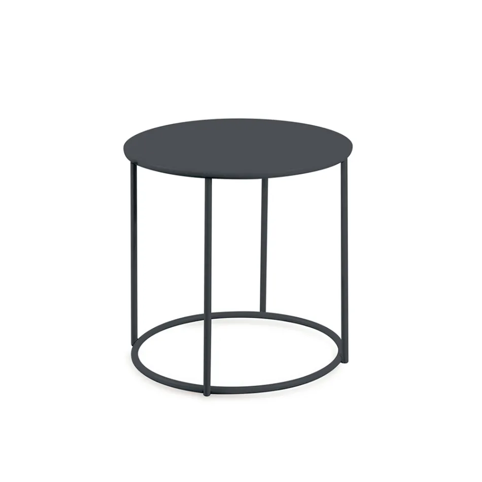 Stolik ogrodowy ze stali ocynkowanej o różnych rozmiarach Made in Italy - Brienne Viadurini