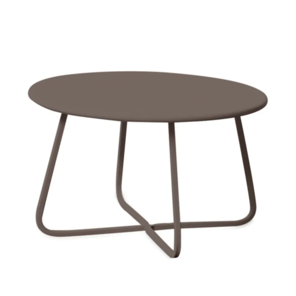 Stolik ogrodowy ze stali ocynkowanej Made in Italy - Brienne Viadurini