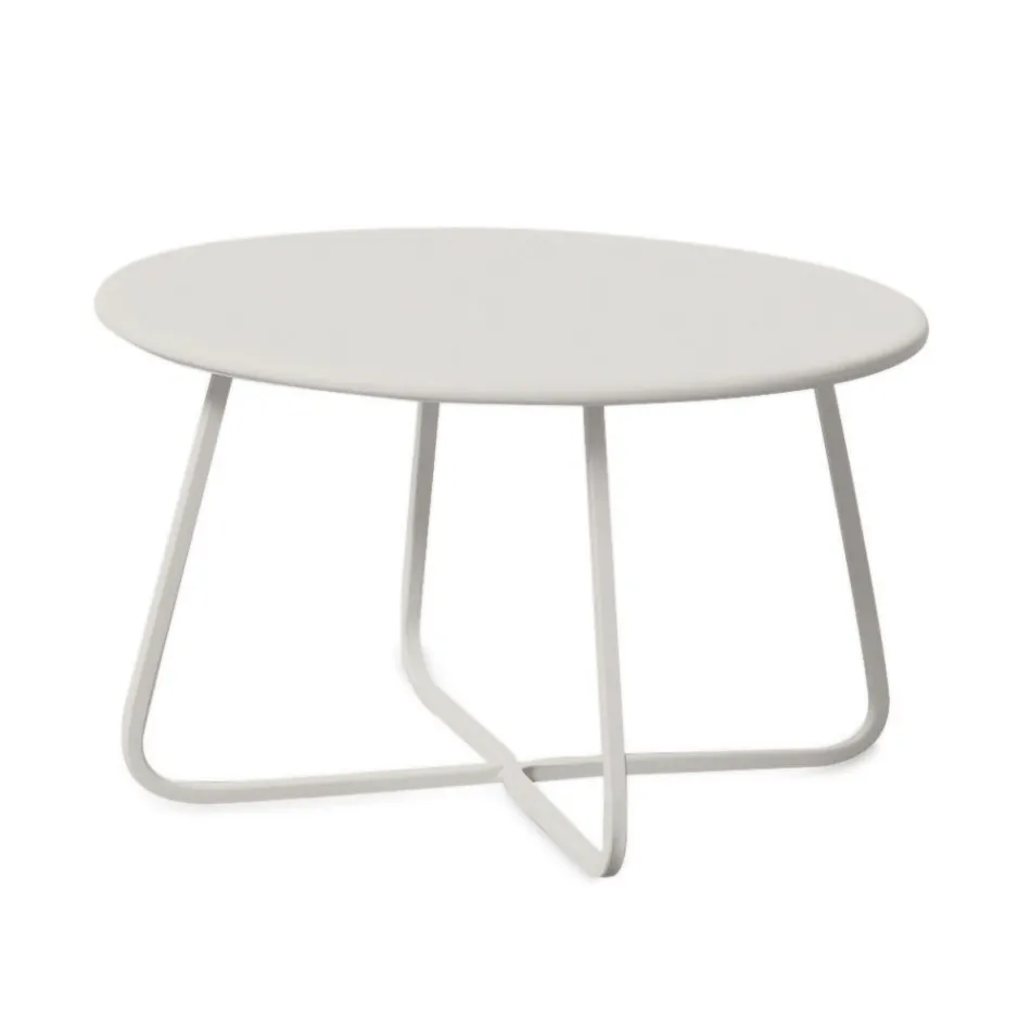 Stolik ogrodowy ze stali ocynkowanej Made in Italy - Brienne Viadurini