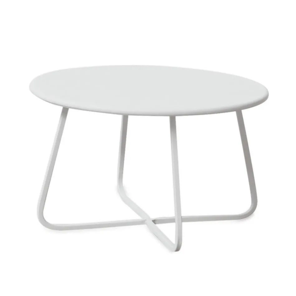 Stolik ogrodowy ze stali ocynkowanej Made in Italy - Brienne Viadurini