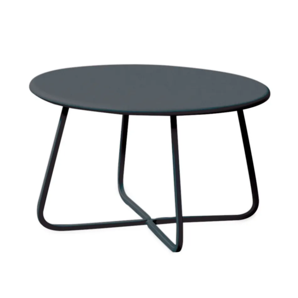 Stolik ogrodowy ze stali ocynkowanej Made in Italy - Brienne Viadurini