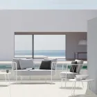 Stolik ogrodowy ze stali ocynkowanej Made in Italy - Brienne Viadurini