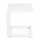 Stolik ogrodowy aluminiowy Homemotion malowany, 2 sztuki - Rodric Viadurini