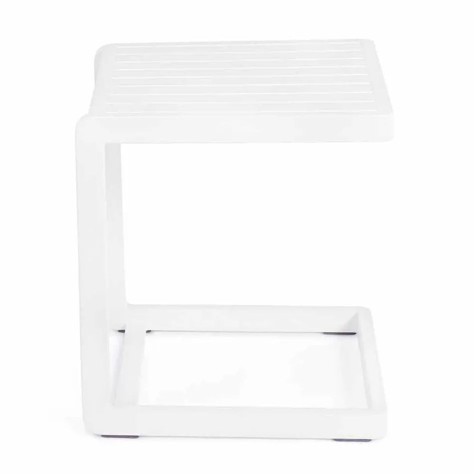 Stolik ogrodowy aluminiowy Homemotion malowany, 2 sztuki - Rodric Viadurini