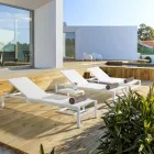 Stolik kawowy ogrodowy z malowanego aluminium, Homemotion, 2 sztuki - Rodric Viadurini