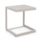 Stolik kawowy ogrodowy z malowanego aluminium, Homemotion, 2 sztuki - Rodric Viadurini