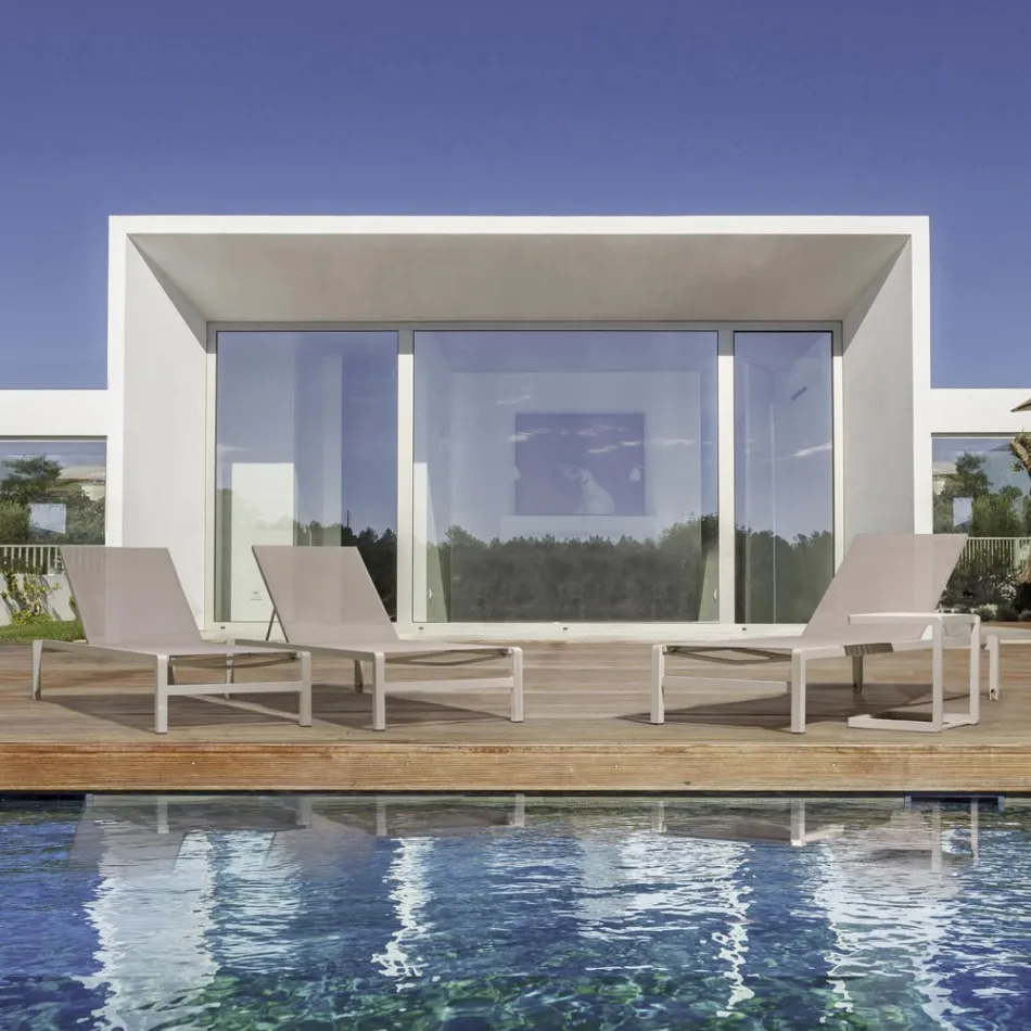 Stolik kawowy ogrodowy z malowanego aluminium, Homemotion, 2 sztuki - Rodric Viadurini