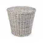 Stolik ogrodowy z naturalnego włókna firmy Kubù - Yokai Viadurini