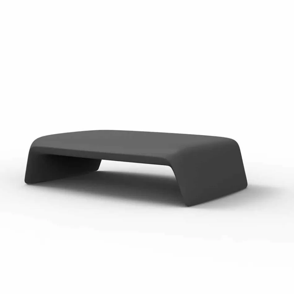 Blow by Vondom polietylenowy stół ogrodowy, nowoczesny design Viadurini