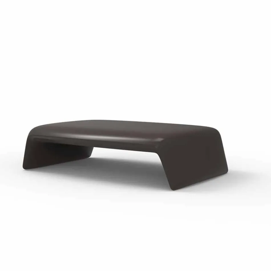 Blow by Vondom polietylenowy stół ogrodowy, nowoczesny design Viadurini
