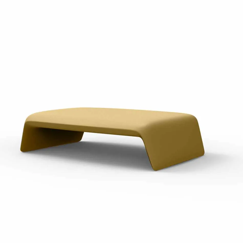 Blow by Vondom polietylenowy stół ogrodowy, nowoczesny design Viadurini