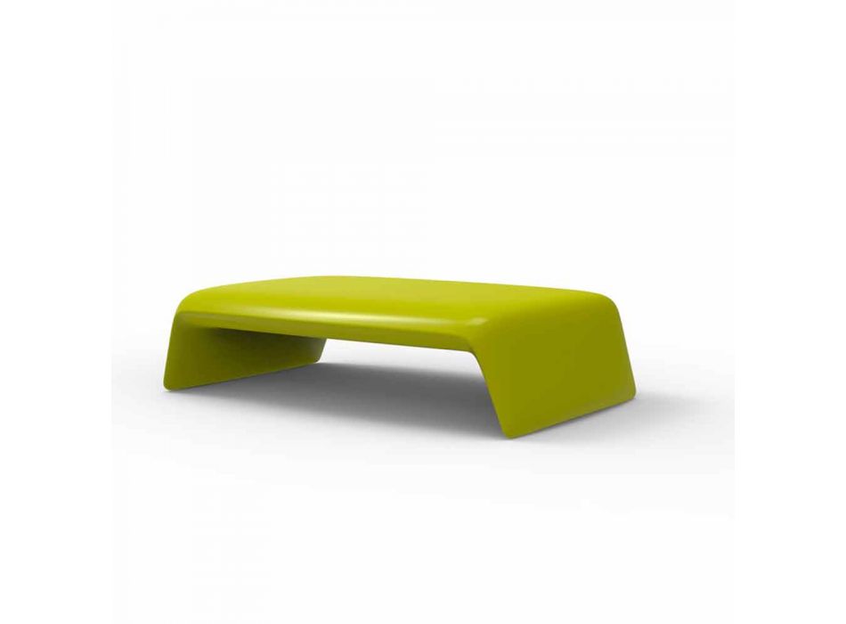 Blow by Vondom polietylenowy stół ogrodowy, nowoczesny design Viadurini