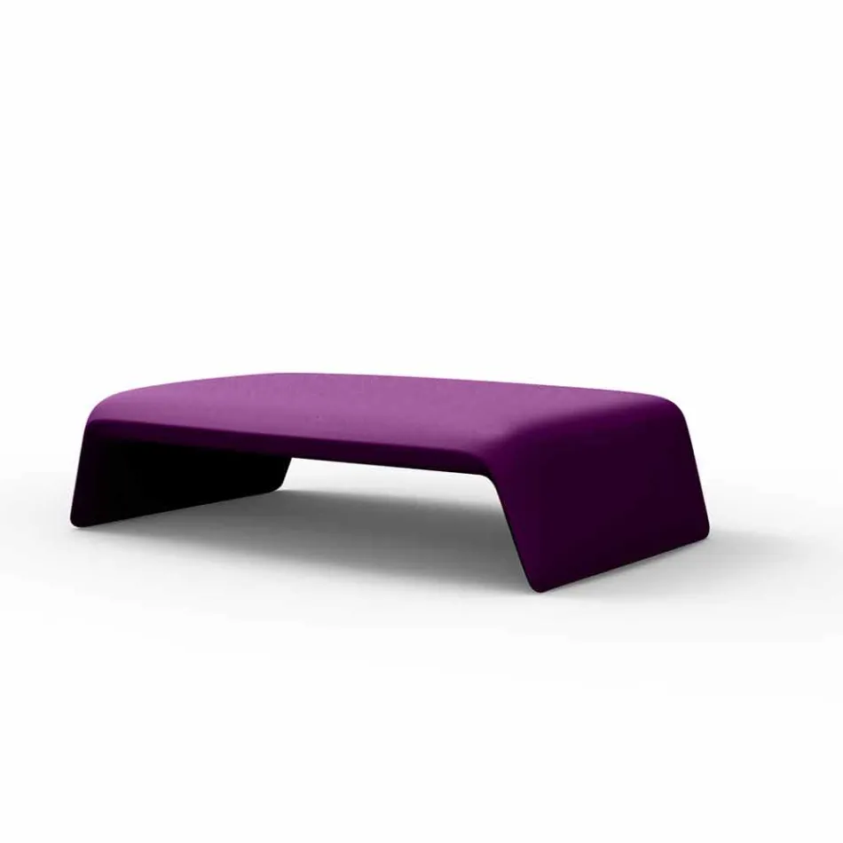 Blow by Vondom polietylenowy stół ogrodowy, nowoczesny design Viadurini