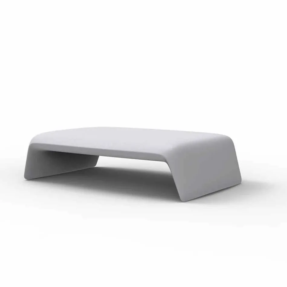Blow by Vondom polietylenowy stół ogrodowy, nowoczesny design Viadurini