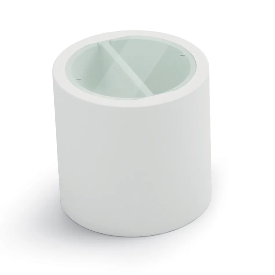 Stolik kawowy ogrodowy z polietylenu z pojemnikiem Made in Italy - Stracco Viadurini