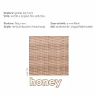 Coffee Garden miód polietylen ręcznie tkane Cooper Viadurini