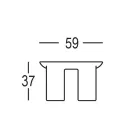 Okrągły stolik ogrodowy z HPL i polietylenu Made in Italy - Freccia Viadurini