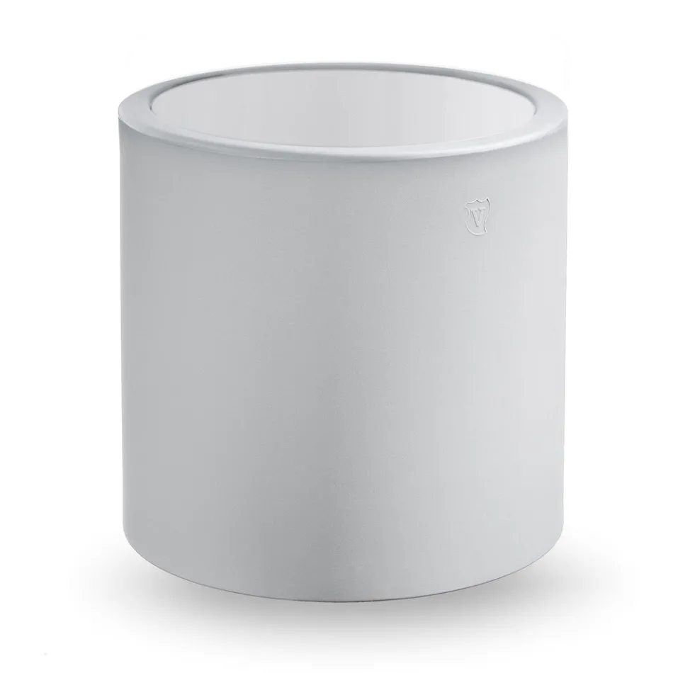 Okrągły stolik ogrodowy z kolorowego polietylenu Made in Italy - Noemi Viadurini