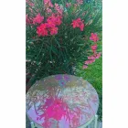 Stolik kawowy do wnętrz lub na zewnątrz z metalową konstrukcją Made in Italy - Carim Viadurini