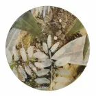 Stolik kawowy do wnętrz lub na zewnątrz z metalową konstrukcją Made in Italy - Carim Viadurini