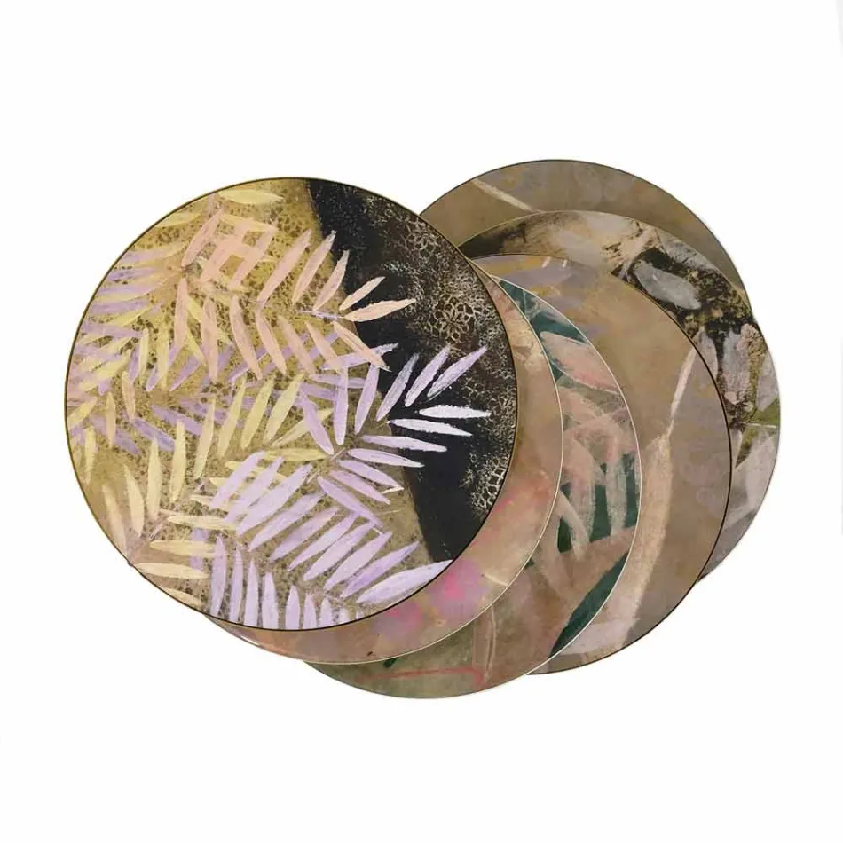 Stolik kawowy do wnętrz lub na zewnątrz z metalową konstrukcją Made in Italy - Carim Viadurini