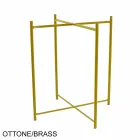 Stolik kawowy do wnętrz lub na zewnątrz z metalową konstrukcją Made in Italy - Carim Viadurini