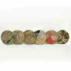 Stolik kawowy do wnętrz lub na zewnątrz z metalową konstrukcją Made in Italy - Carim Viadurini