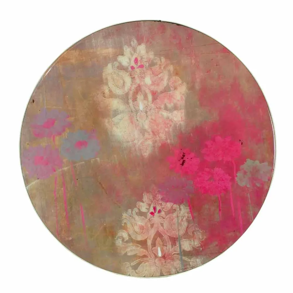 Stolik kawowy do wnętrz lub na zewnątrz z metalową konstrukcją Made in Italy - Carim Viadurini