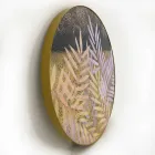 Stolik kawowy do wnętrz lub na zewnątrz z metalową konstrukcją Made in Italy - Carim Viadurini