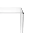 Stolik kawowy z 1 półką z przezroczystego pleksiglasu Made in Italy - Mulan Viadurini