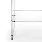 Stolik kawowy z 1 półką z przezroczystego pleksiglasu Made in Italy - Mulan Viadurini