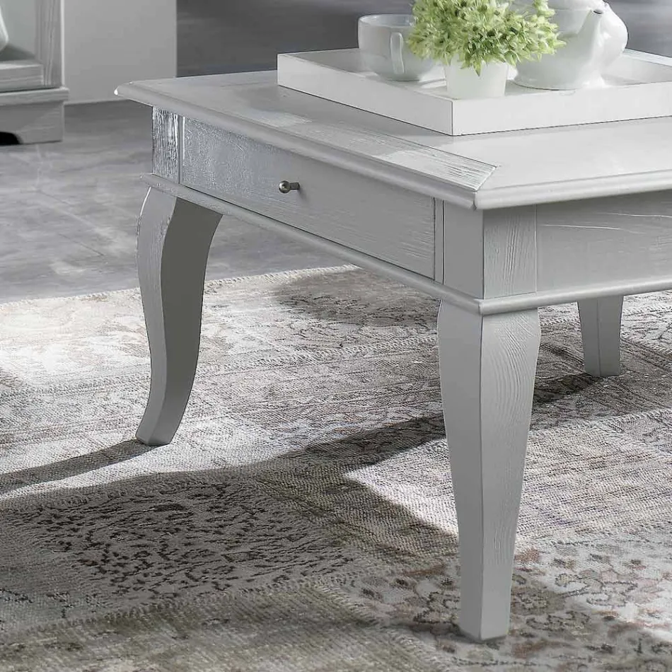 Stolik kawowy z solidnymi częściami z Ay - ous i Linden Made in Italy - epoka Viadurini