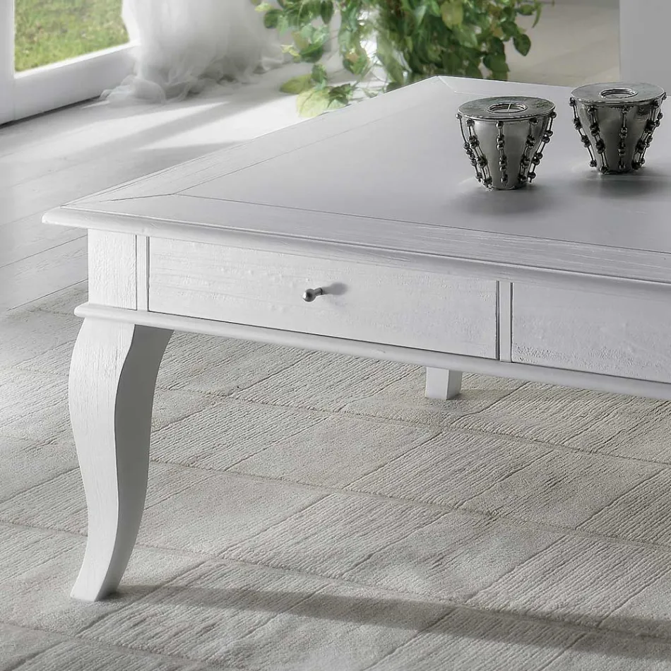 Stolik kawowy z solidnymi częściami z Ay - ous i Linden Made in Italy - epoka Viadurini