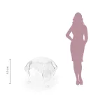 Stolik kawowy z blatem i podstawą z pleksi Made in Italy - Brento Viadurini