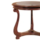 Stolik kawowy ze szklanym blatem Made in Italy - Sedna Viadurini