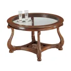 Stolik kawowy ze szklanym blatem Made in Italy - Sedna Viadurini