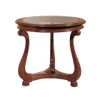 Stolik kawowy ze szklanym blatem Made in Italy - Sedna Viadurini