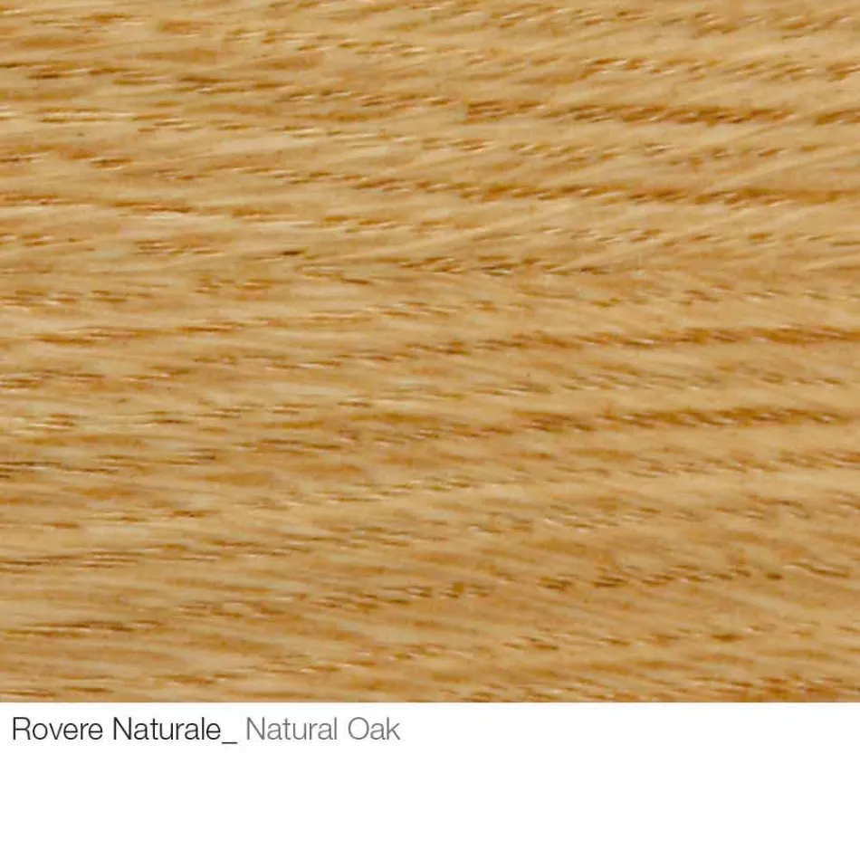 Stolik kawowy z okrągłym drewnianym blatem Made in Italy - Montebianco Viadurini