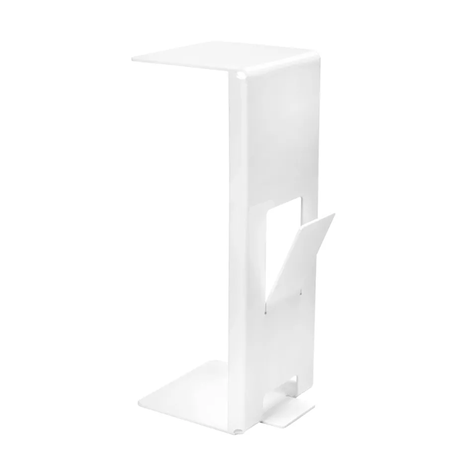 Stolik kawowy ze stojakiem na czasopisma z pleksiglasu Made in Italy - Belle Viadurini