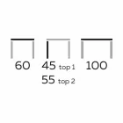 Zaprojektuj stolik kawowy z 2 okrągłymi blatami z Gresu Made in Italy - Sztokholm Viadurini