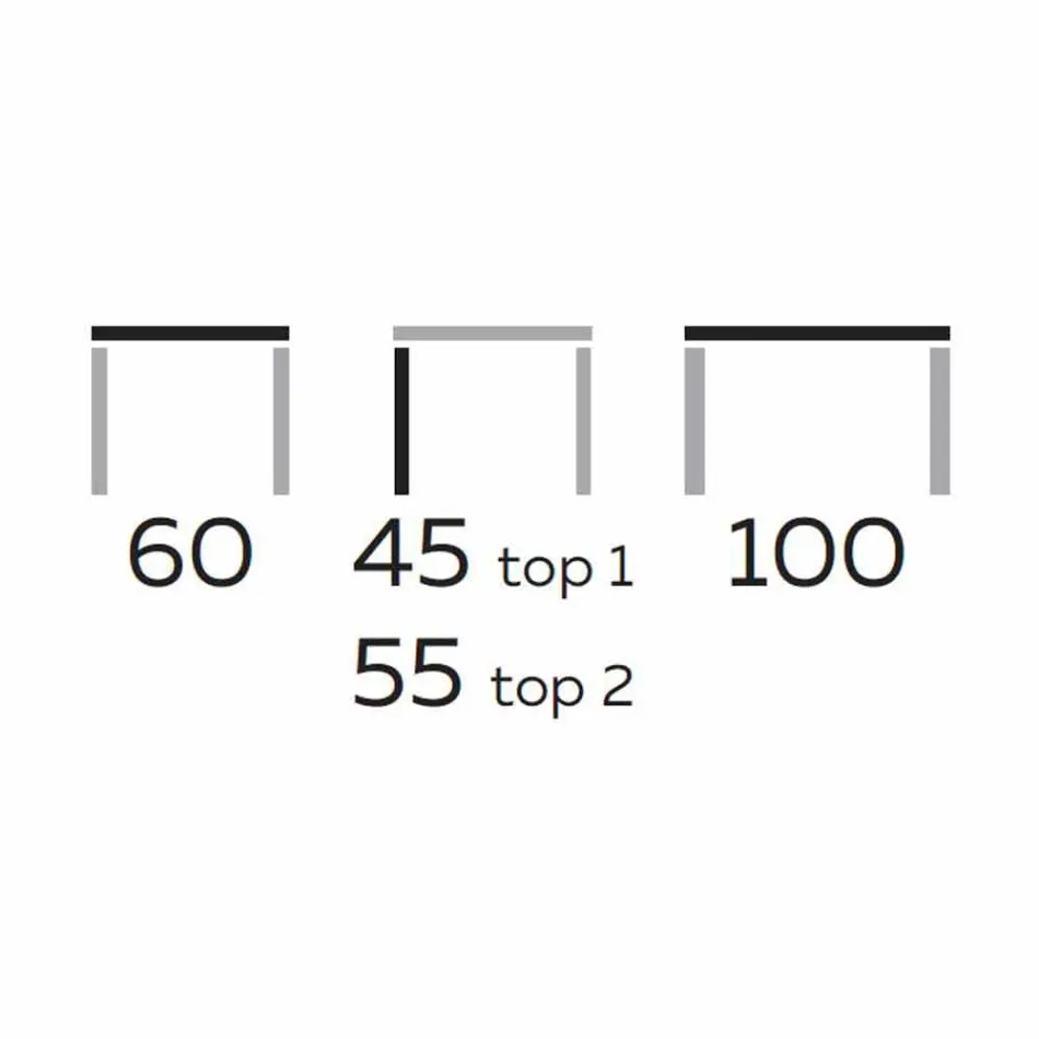 Zaprojektuj stolik kawowy z 2 okrągłymi blatami z Gresu Made in Italy - Sztokholm Viadurini
