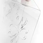 Designowy stolik kawowy z przezroczystej plexi Mandas Viadurini